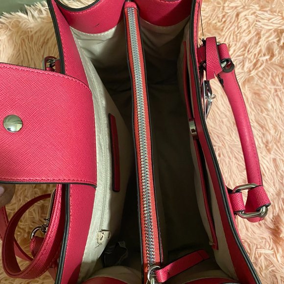 [Sold] Nine West Berry 3 Compartment Satchel - Picture 8 of 12